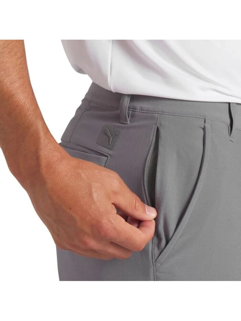 NEW Puma Men's 101 Fit Solid Gray Golf Casual Shorts Size 36 x 9 Inch 532988 NWT